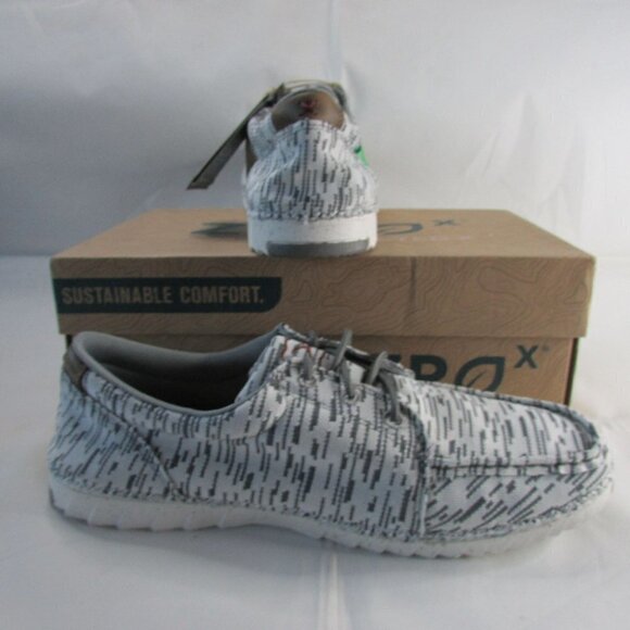 Twisted X Men's Zero X Casual Lace Up Loafer Sneaker - White/Grey MZX0001 - Picture 3 of 4